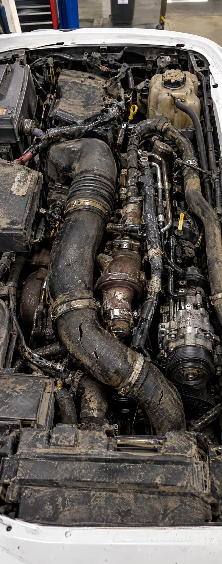 Reparación de motor — antes / Engine repair — before — GDL Auto Repair Seagoville TX
